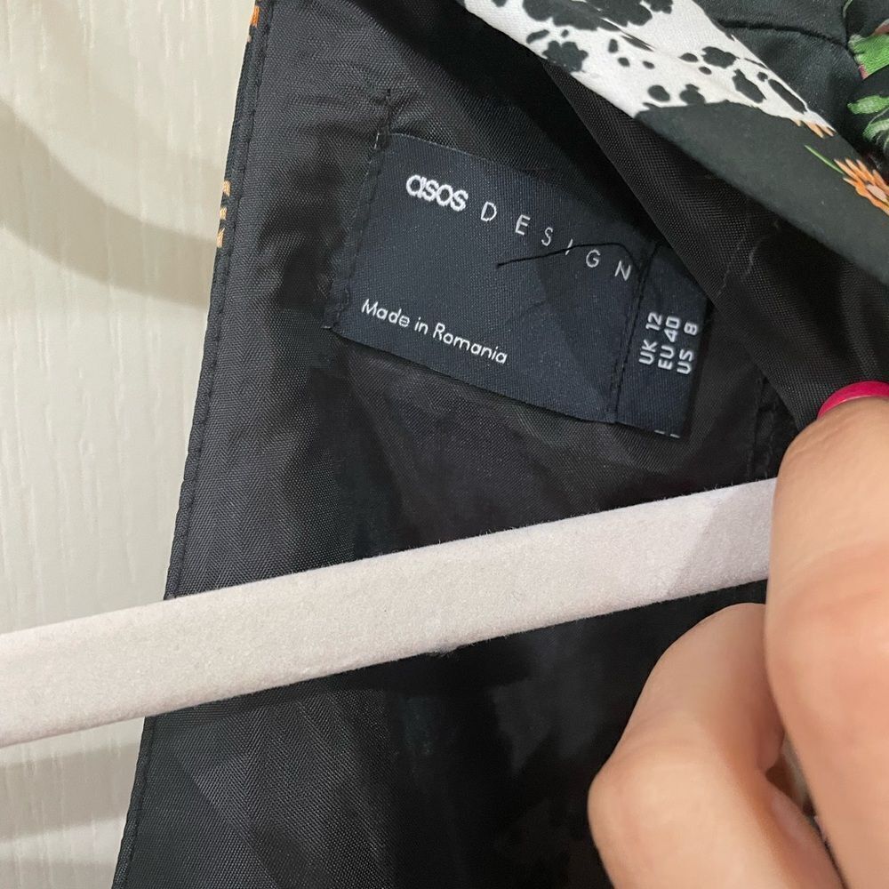 ASOS Design Tea Jumpsuit Size 8 - Picture 4 of 8